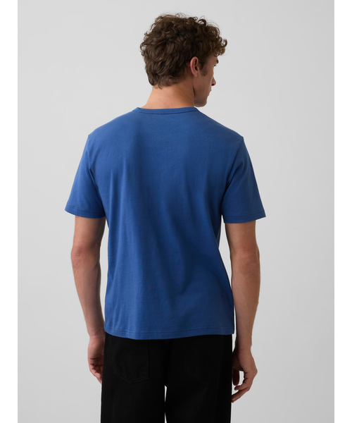 GAP（ギャップ）の「リラックスフィット ブラナンベア GAPロゴTシャツ（Tシャツ/カットソー・メンズ・ブルー/スカイブルー/オフホワイト・S/L/M/XL/XS）」の9枚目の写真