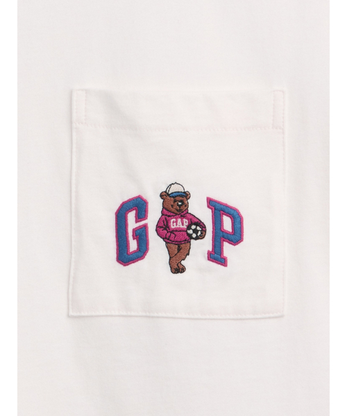 GAP（ギャップ）の「リラックスフィット ブラナンベア GAPロゴTシャツ（Tシャツ/カットソー・メンズ・ブルー/スカイブルー/オフホワイト・S/L/M/XL/XS）」の10枚目の写真
