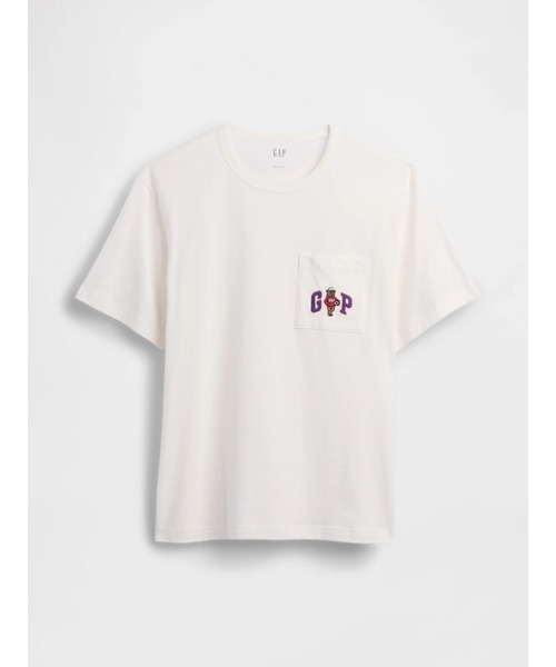 GAP（ギャップ）の「リラックスフィット ブラナンベア GAPロゴTシャツ（Tシャツ/カットソー・メンズ・ブルー/スカイブルー/オフホワイト・S/L/M/XL/XS）」の15枚目の写真