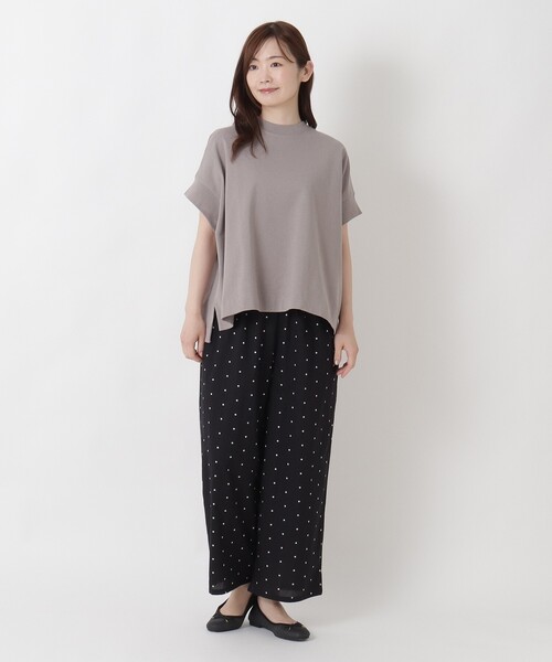 one'sterrace(ワンズテラス)の「キャンブリックリラックスストレートパンツ(その他パンツ・レディース・その他/ブラック系8・02)」の11枚目の写真