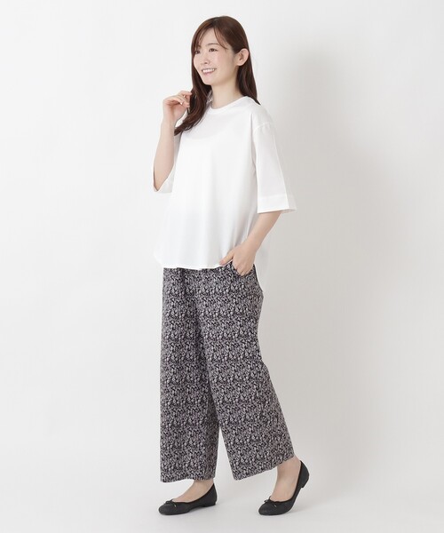 one'sterrace(ワンズテラス)の「キャンブリックリラックスストレートパンツ(その他パンツ・レディース・その他/ブラック系8・02)」の13枚目の写真