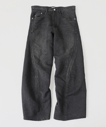 NVRFRGT（ネヴァーフォーゲット）の「NVRFRGT / ネヴァーフォーゲット GLITTER TWILL 3D TWISTED WIDE LE（デニムパンツ）」
