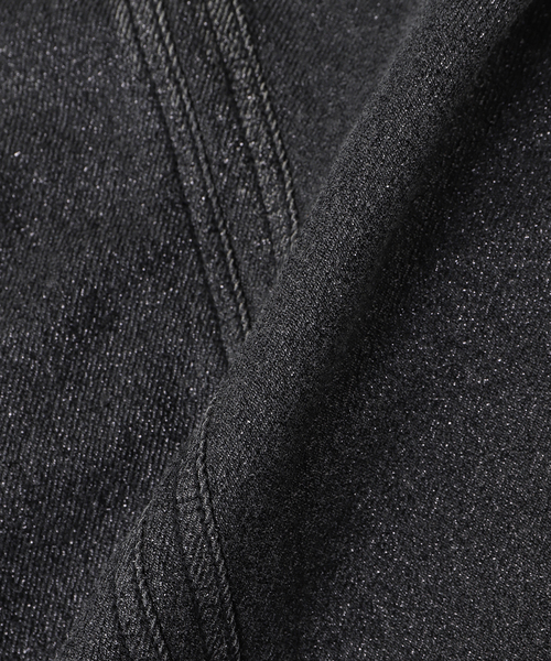 NVRFRGT(ネヴァーフォーゲット)の「NVRFRGT / ネヴァーフォーゲット GLITTER TWILL 3D TWISTED WIDE LE(デニムパンツ・メンズ・ブラック系その他・2/1)」の9枚目の写真