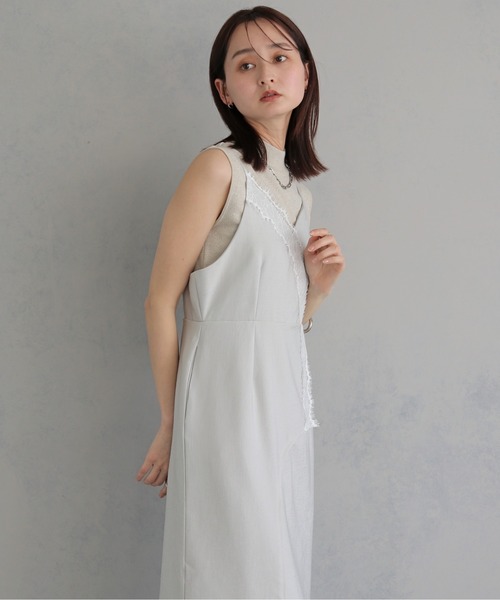 &g'aime(アンジェム)の「【&g'aime 】レースレイヤーワンピース LaceLayerDress(ワンピース・レディース・ブラック/アイボリー・FREE)」の12枚目の写真