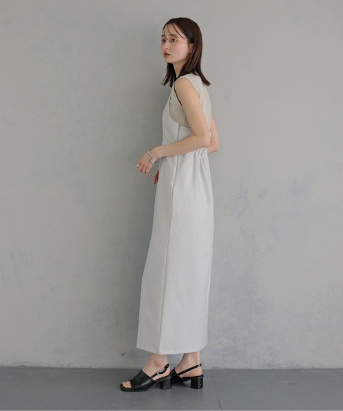 &g'aime(アンジェム)の「【&g'aime 】レースレイヤーワンピース LaceLayerDress(ワンピース・レディース・ブラック/アイボリー・FREE)」の6枚目の写真
