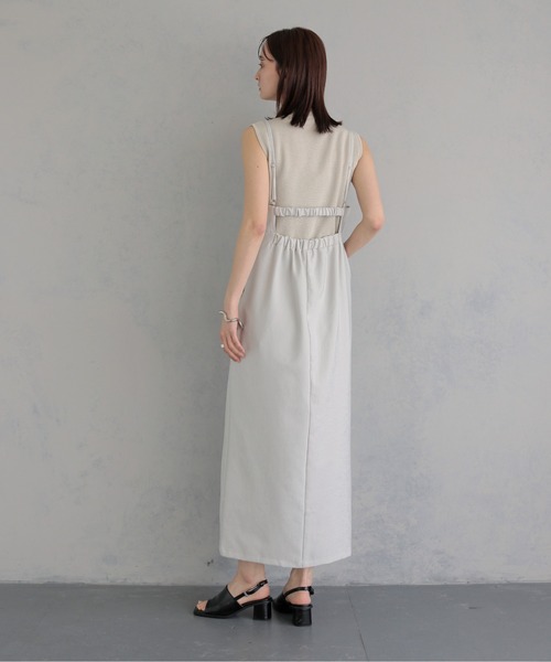 &g'aime(アンジェム)の「【&g'aime 】レースレイヤーワンピース LaceLayerDress(ワンピース・レディース・ブラック/アイボリー・FREE)」の7枚目の写真