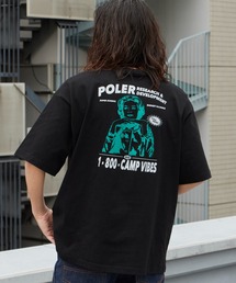 POLeR | POLeR/ポーラー RND RELAX FIT TEE プリントデザイン クルーネックTシャツ メンズ ストリート スケーター 2026年春夏(Tシャツ/カットソー)