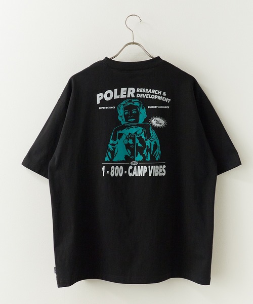 POLeR(ポーラー)の「POLeR/ポーラー RND RELAX FIT TEE プリントデザイン クルーネックTシャツ メンズ ストリート スケーター 2026年春夏(Tシャツ/カットソー・メンズ・ホワイト/ブラック・M/L/XL)」の11枚目の写真