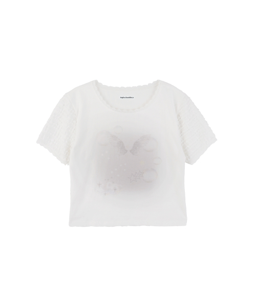 HIGH SCHOOL DISCO（ハイスクールディスコ）の「水滴ブラーレースTシャツ（Tシャツ/カットソー・レディース・その他・FREE）」の4枚目の写真