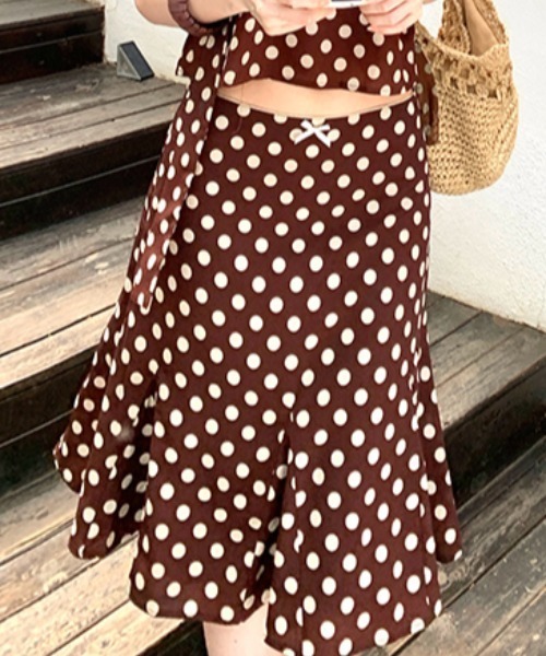 Vipoa(ヴィポア)の「Brown dot midi sk(スカート・レディース・ブラウン系その他・LARGE/MEDIUM)」の17枚目の写真