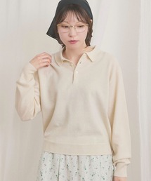fig Ｌondon | gentle polo knit(ニット/セーター)