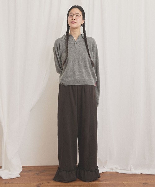 fig London(フィグロンドン)の「gentle polo knit(ニット/セーター・レディース・ホワイト/グレー/ピンク・FREE)」の13枚目の写真
