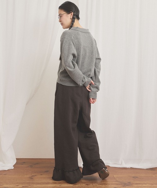 fig London(フィグロンドン)の「gentle polo knit(ニット/セーター・レディース・ホワイト/グレー/ピンク・FREE)」の14枚目の写真