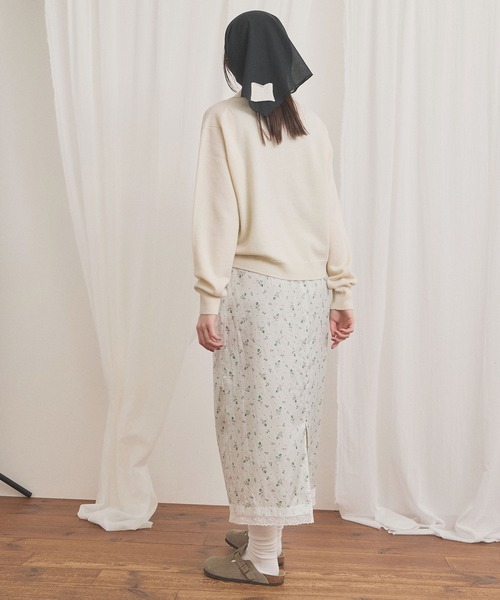 fig London(フィグロンドン)の「gentle polo knit(ニット/セーター・レディース・ホワイト/グレー/ピンク・FREE)」の10枚目の写真