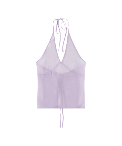 VANONE ATELIER(バノンアトリエ)の「A3603 シフォンスリーブレス_Purple(Tシャツ/カットソー・レディース・パープル・FREE)」の2枚目の写真