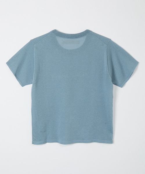 leinwande（ラインヴァンド）の「【leinwande】26SS新作 Skin Contact Knitted Tee（Tシャツ/カットソー・レディース・M.Brn/LT.Blue/White/LT.Gray・ONE SIZE）」の11枚目の写真