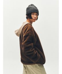 SHORT FUR JACKET, COYOTE