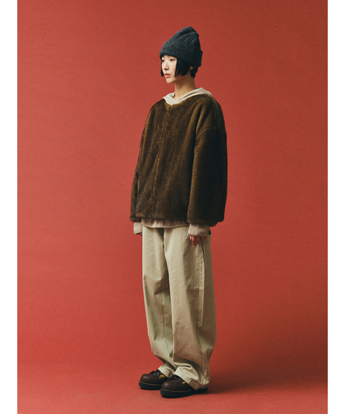 PLZPROJECT(プリーズプロジェクト)の「SHORT FUR JACKET, COYOTE(ムートンコート・レディース・その他・FREE)」の3枚目の写真