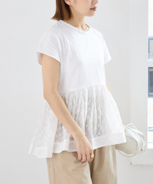 Torrazzo Donna（トラッゾドンナ）の「TORRAZZO DONNA/トラッゾドンナ ドットTシャツ（Tシャツ/カットソー）」