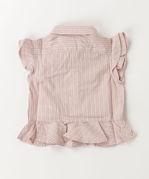 POLO RALPH LAUREN CHILDRENSWEAR(ポロ ラルフ ローレン チルドレンズウェア)の「ストライプド コットン ペプラム シャツ(シャツ/ブラウス・キッズ・マルチ・4/6/3)」の4枚目の写真