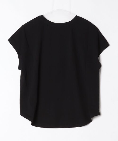 EGLANTINE(エグランティーヌ)の「EGLANTINE スパンコールハート刺繍カットソー 半袖(Tシャツ/カットソー・レディース・サックスブルー/ブラック/ダークブラウン/オフホワイト・38)」の20枚目の写真