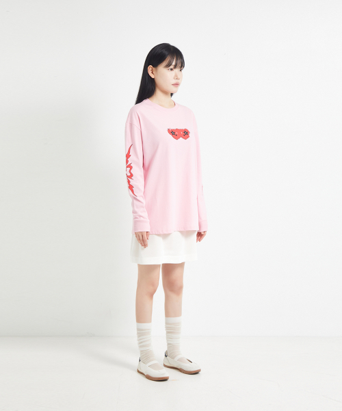 COTTONREBIRTHCLUB(コットンリバースクラブ)の「ラブトライバルTシャツ(ピンク)(Tシャツ/カットソー・レディース・その他・FREE)」の3枚目の写真