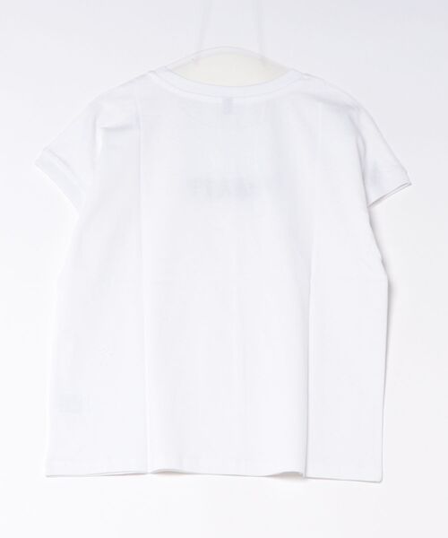 RCD（アールシーディー）の「ロゴ刺繍ヘビーウェイトTシャツ（Tシャツ/カットソー・レディース・オフホワイト/ブラック・M）」の3枚目の写真