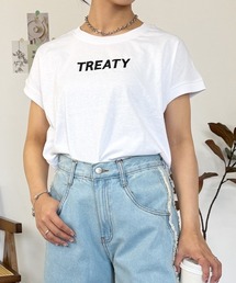 ロゴ刺繍ヘビーウェイトTシャツ
