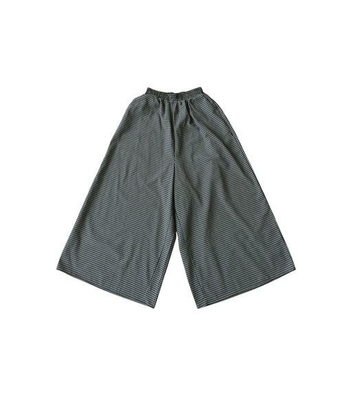 antiqua(アンティカ)の「ギンガムチェック ワイドパンツ(その他パンツ・レディース・ブラックミックス・ONESIZE)」の8枚目の写真