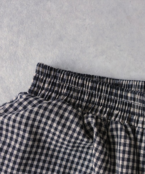 antiqua(アンティカ)の「ギンガムチェック ワイドパンツ(その他パンツ・レディース・ブラックミックス・ONESIZE)」の9枚目の写真