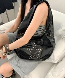 星柄ハンドバッグ