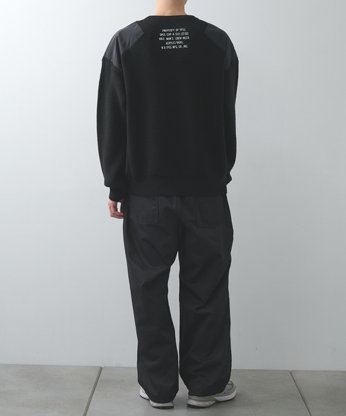 N.HOOLYWOOD（N.ハリウッド）の「【N.HOOLYWOOD】別注 COMBAT KNIT PO（ニット/セーター・メンズ・ホワイト/ブラック・40/42）」の8枚目の写真