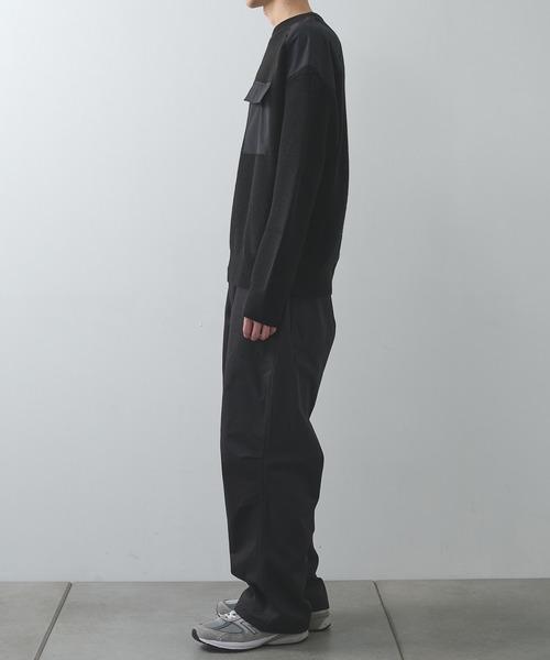 N.HOOLYWOOD（N.ハリウッド）の「【N.HOOLYWOOD】別注 COMBAT KNIT PO（ニット/セーター・メンズ・ホワイト/ブラック・40/42）」の7枚目の写真