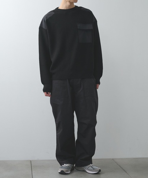 N.HOOLYWOOD（N.ハリウッド）の「【N.HOOLYWOOD】別注 COMBAT KNIT PO（ニット/セーター・メンズ・ホワイト/ブラック・40/42）」の6枚目の写真