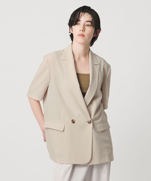 MARW UNITED ARROWS＞ショートスリーブ ダブル ジャケット（テーラード