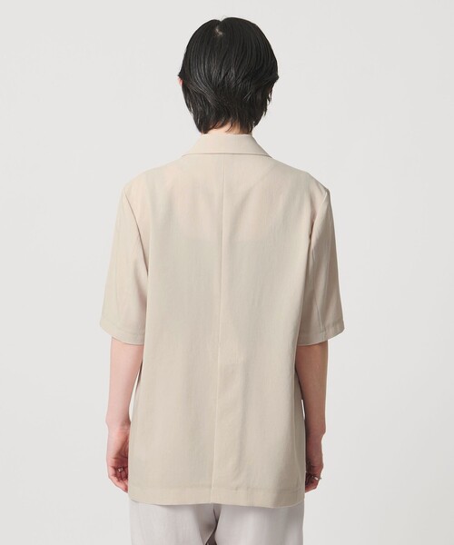 MARW UNITED ARROWS(マルゥ ユナイテッドアローズ)の「<MARW UNITED ARROWS>ショートスリーブ ダブル ジャケット(テーラードジャケット・レディース・ベージュ/ブラック・38/36)」の9枚目の写真