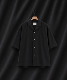【超清涼感】クールタッチコットンシャツ /接触冷感/コットン100％/ウォッシャブル/夏服/オープンカラー/開襟/伸縮性/耐久性