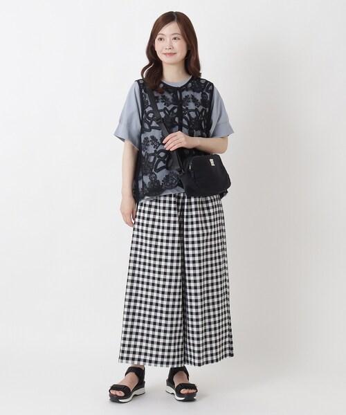 one'sterrace（ワンズテラス）の「anello スプラッシュミニショルダー（ショルダーバッグ・レディース・カーキ系5/グレー系4/ブラック系8・99）」の6枚目の写真