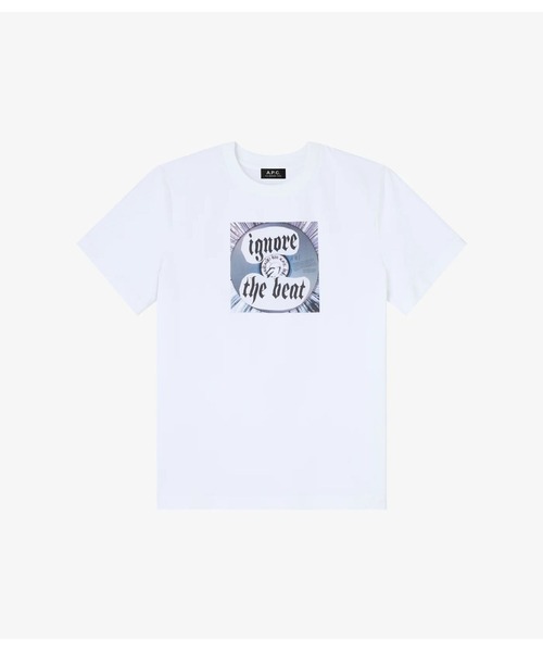 T‑SHIRT IGNORE THE BEAT — футболка с принтом