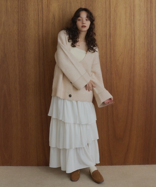 OLUN（オルン）の「"OLUN" Motif Soft Gathered Loafers/"OLUN"モチーフソフトギャザーローファー（ローファー・レディース・ベージュ/ブラウン/キャメル・MEDIUM/LL/LARGE/SMALL）」の21枚目の写真