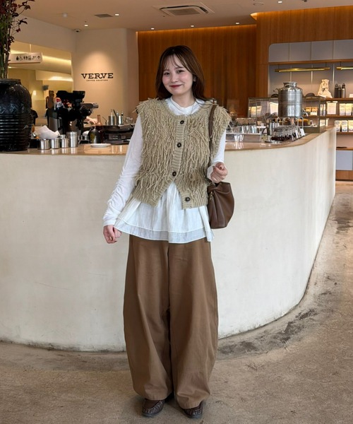 OLUN（オルン）の「"OLUN" Motif Soft Gathered Loafers/"OLUN"モチーフソフトギャザーローファー（ローファー・レディース・ベージュ/ブラウン/キャメル・MEDIUM/LL/LARGE/SMALL）」の9枚目の写真