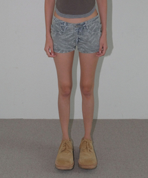MICRO DENIM SHORTS [BLUE]