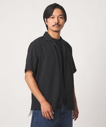 マルチ ファンクション オープンカラーシャツ-接触冷感・吸水速乾・通気性・UVカット-<A DAY IN THE LIFE>
