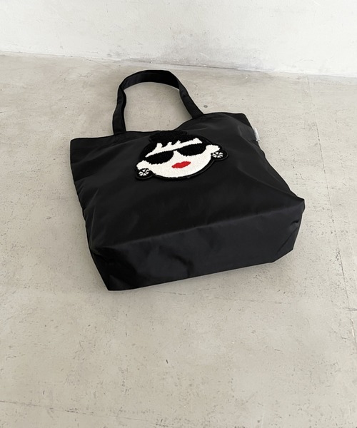 HAPPY FACE(ハッピーフェイス)の「EMMA 顔相良刺?新トート BK(トートバッグ・レディース・ブラック・ONE SIZE)」の10枚目の写真