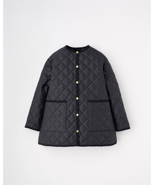 Traditional Weatherwear(トラディショナルウェザーウェア)の「ARKLEY A-LINE MIDDLE(ダウンジャケット/コート・レディース・ブラック×ブラック・36/34)」の1枚目の写真