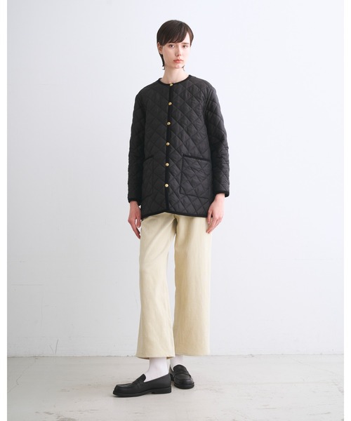 Traditional Weatherwear(トラディショナルウェザーウェア)の「ARKLEY A-LINE MIDDLE(ダウンジャケット/コート・レディース・ブラック×ブラック・36/34)」の3枚目の写真