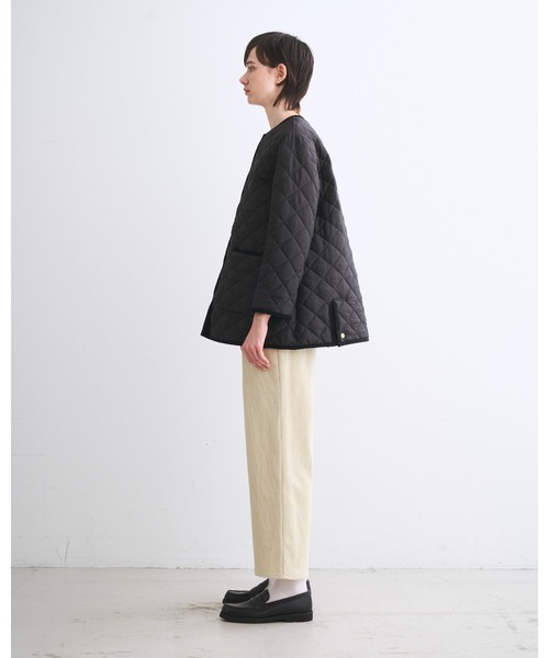Traditional Weatherwear(トラディショナルウェザーウェア)の「ARKLEY A-LINE MIDDLE(ダウンジャケット/コート・レディース・ブラック×ブラック・36/34)」の4枚目の写真