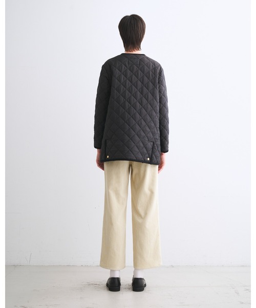 Traditional Weatherwear(トラディショナルウェザーウェア)の「ARKLEY A-LINE MIDDLE(ダウンジャケット/コート・レディース・ブラック×ブラック・36/34)」の5枚目の写真