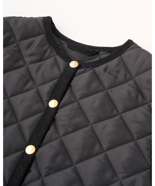 Traditional Weatherwear(トラディショナルウェザーウェア)の「ARKLEY A-LINE MIDDLE(ダウンジャケット/コート・レディース・ブラック×ブラック・36/34)」の9枚目の写真