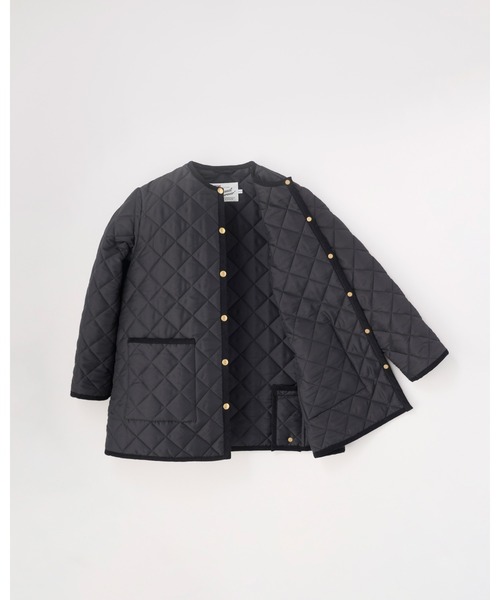 Traditional Weatherwear(トラディショナルウェザーウェア)の「ARKLEY A-LINE MIDDLE(ダウンジャケット/コート・レディース・ブラック×ブラック・36/34)」の11枚目の写真